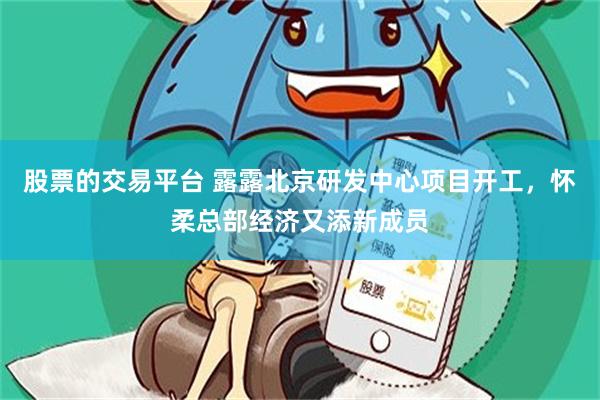 股票的交易平台 露露北京研发中心项目开工，怀柔总部经济又添新成员